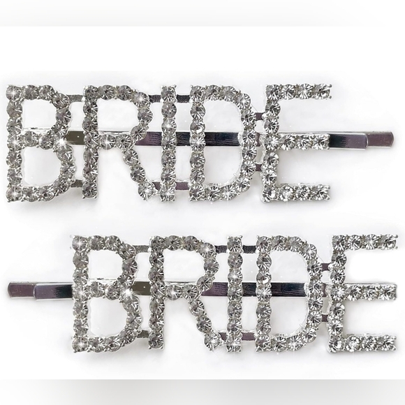 Accessories - Bride Rhinestone Barrett 2 pieces
